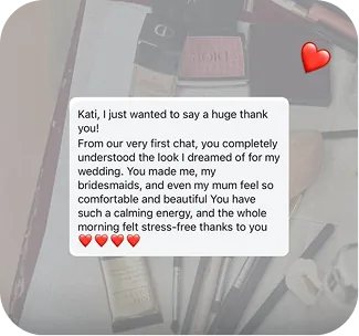 Client review, bridal makeup by Kati Maestro Mallorca